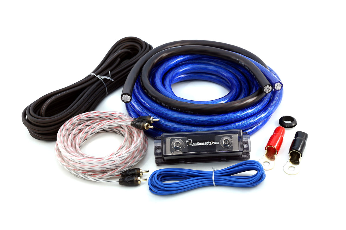 0 Gauge Amplifier Installation Wiring Kit with RCA S633