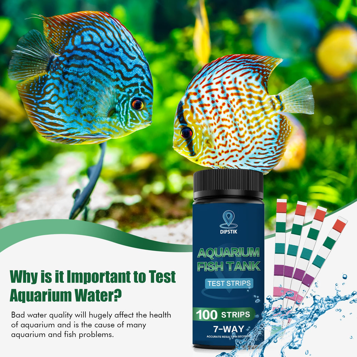 Aquarium Test Strips 100ct J13857