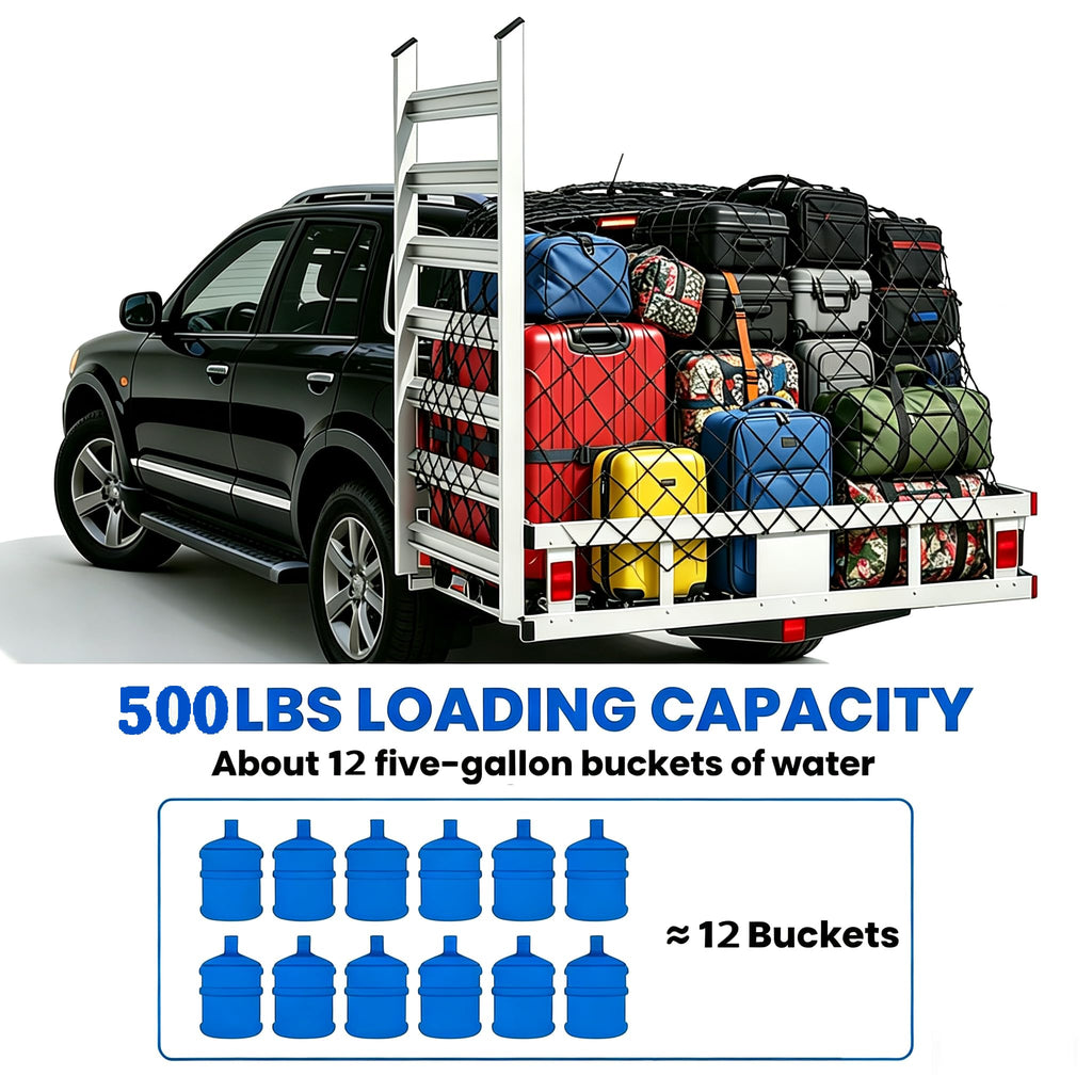 Hitch Cargo Carrier with Folding Ramp R6594