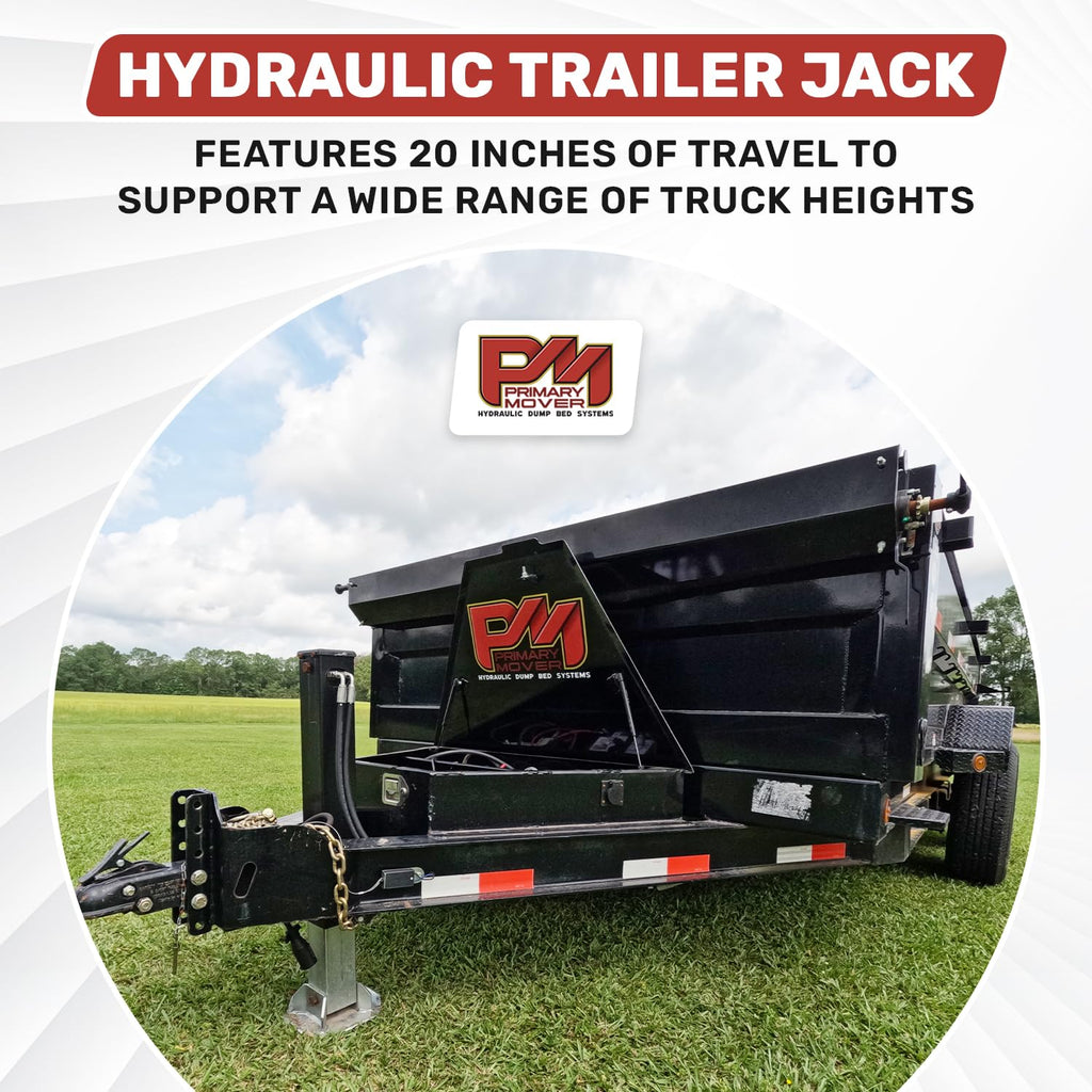 Hydraulic Trailer Jack 12,000 lb Double Acting Bolt On O794