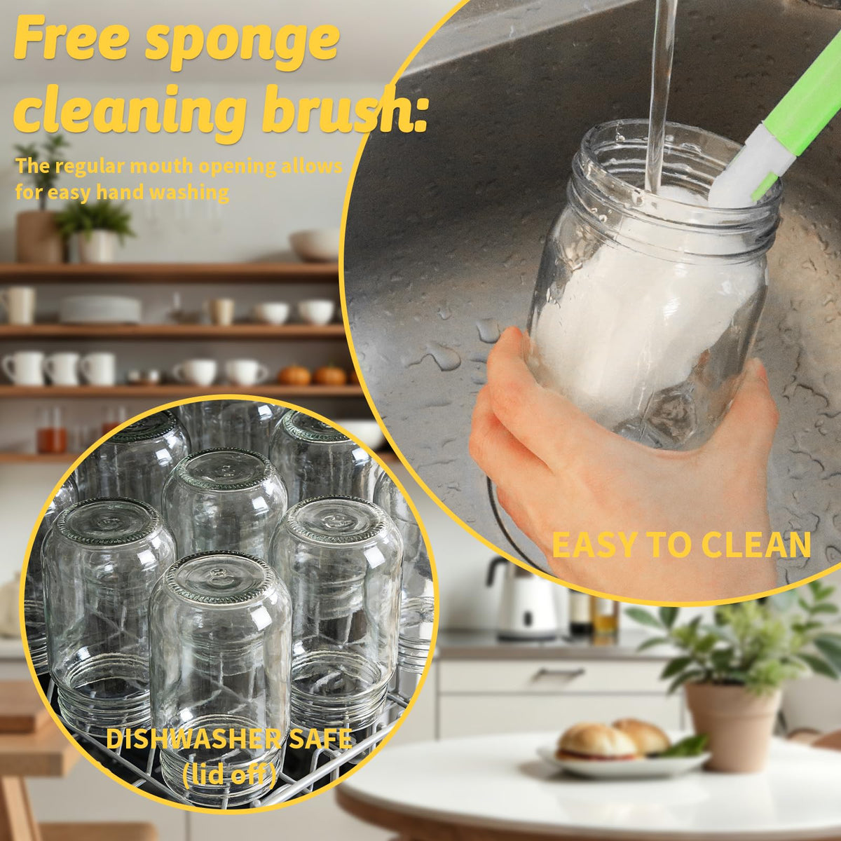12 oz Regular Mouth Mason Jars 20 Pack K40097