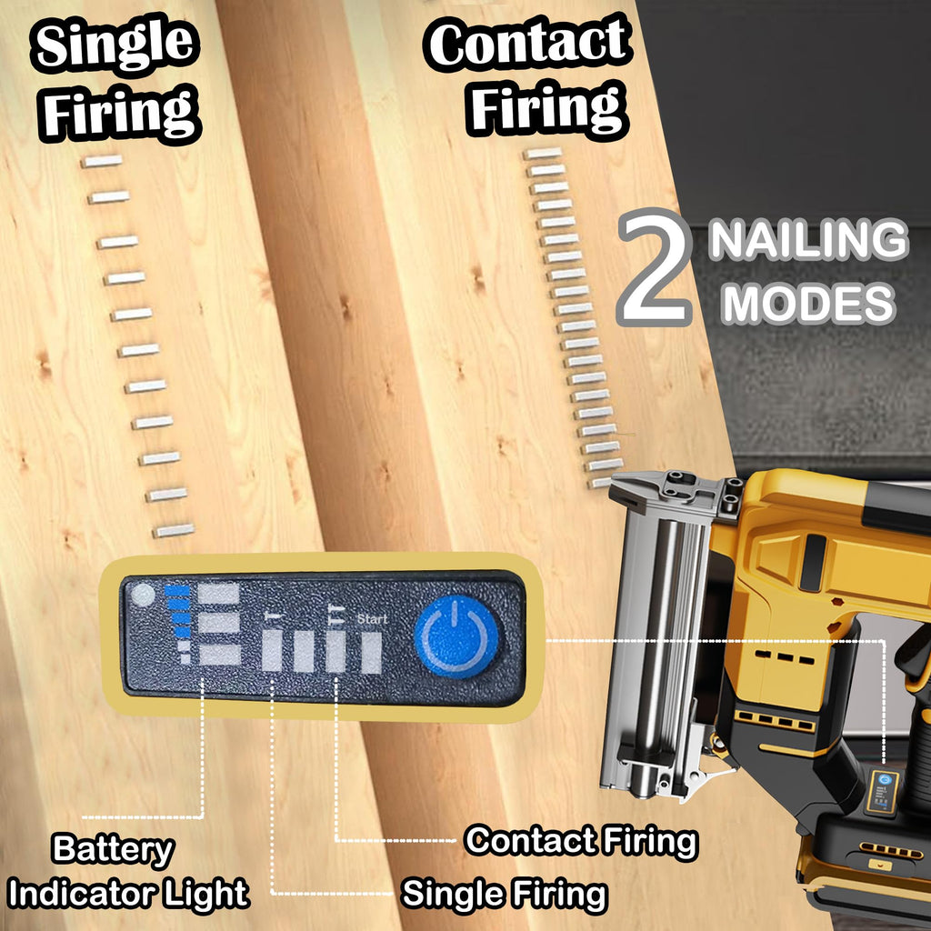 18 Gauge 2 in 1 Cordless Brad Nailer Staple Gun W4024