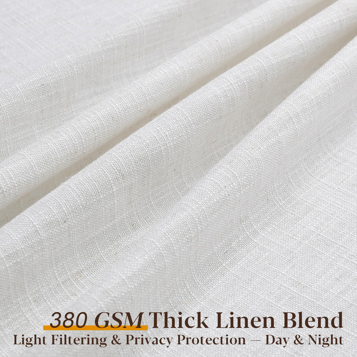 60 Inch Extra Wide Pinch Pleated Linen Curtains 90 Inch Length M4506