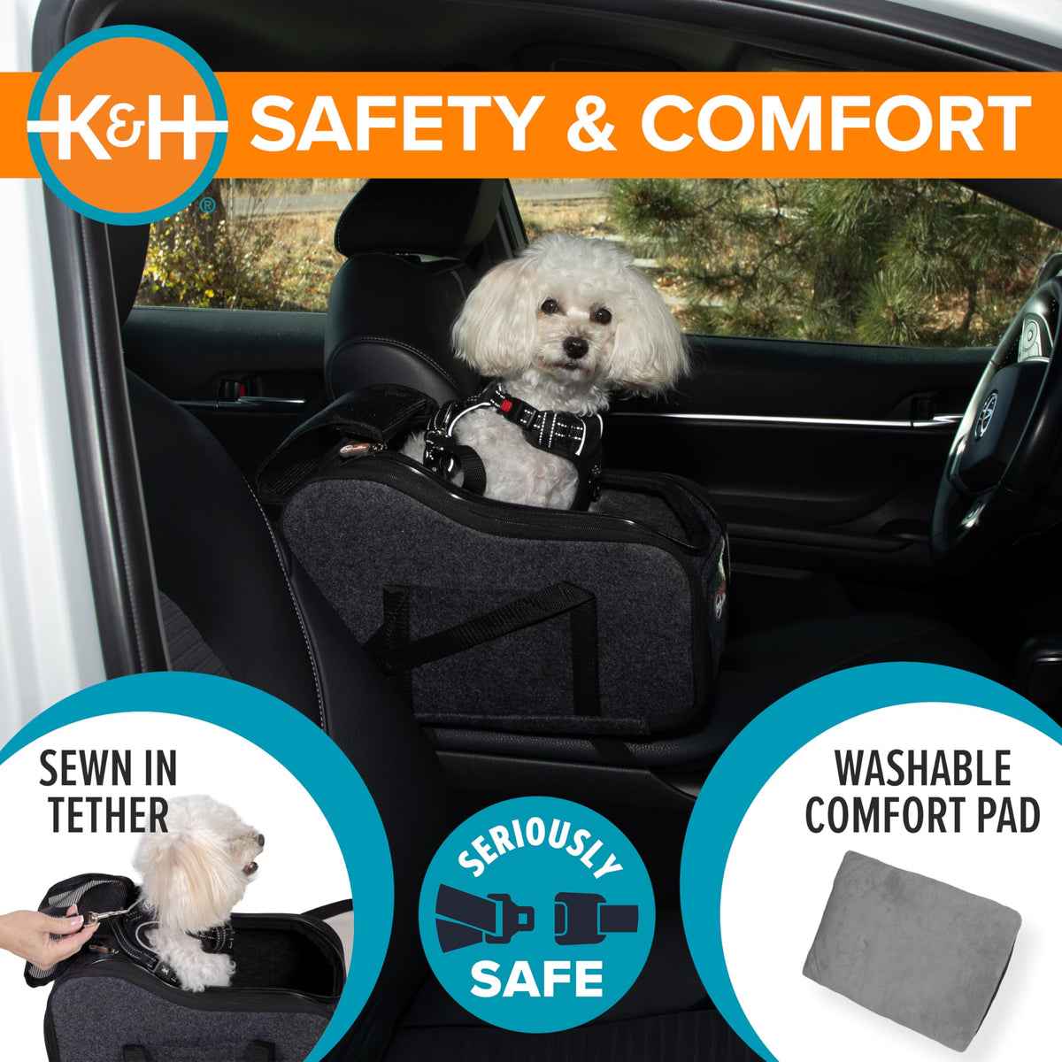 Dog Car Seat for Pets Under 8 lbs H377443