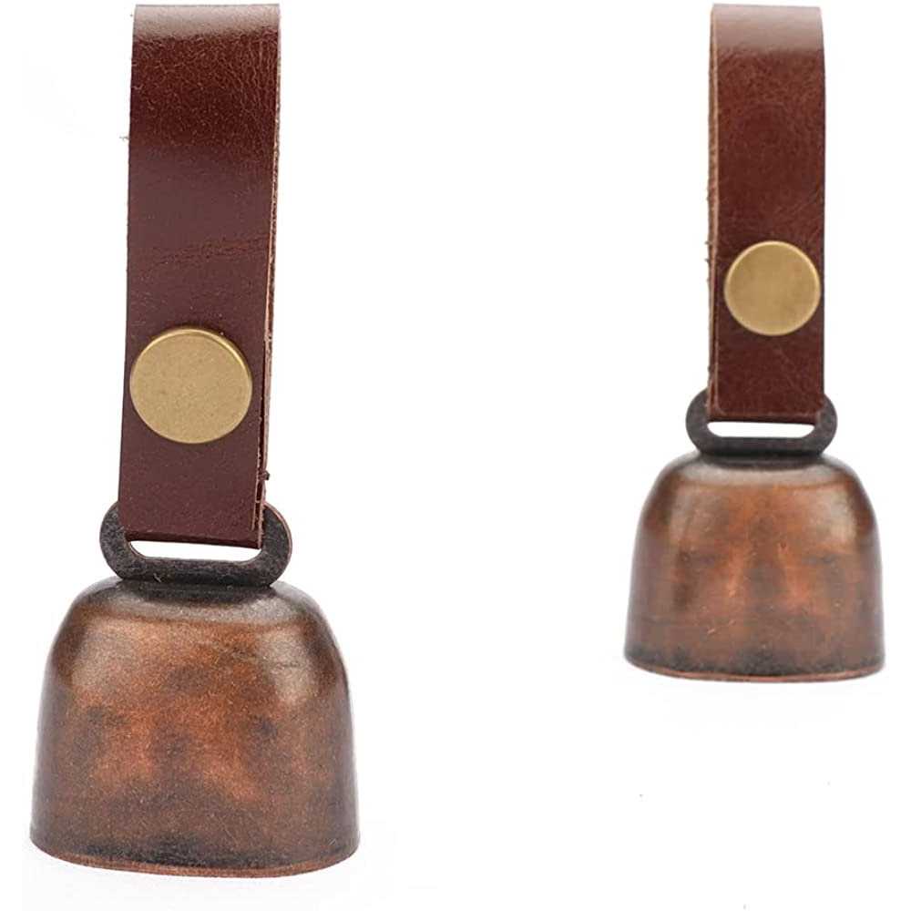 Dog Collar Bell with Leather Strap A29508