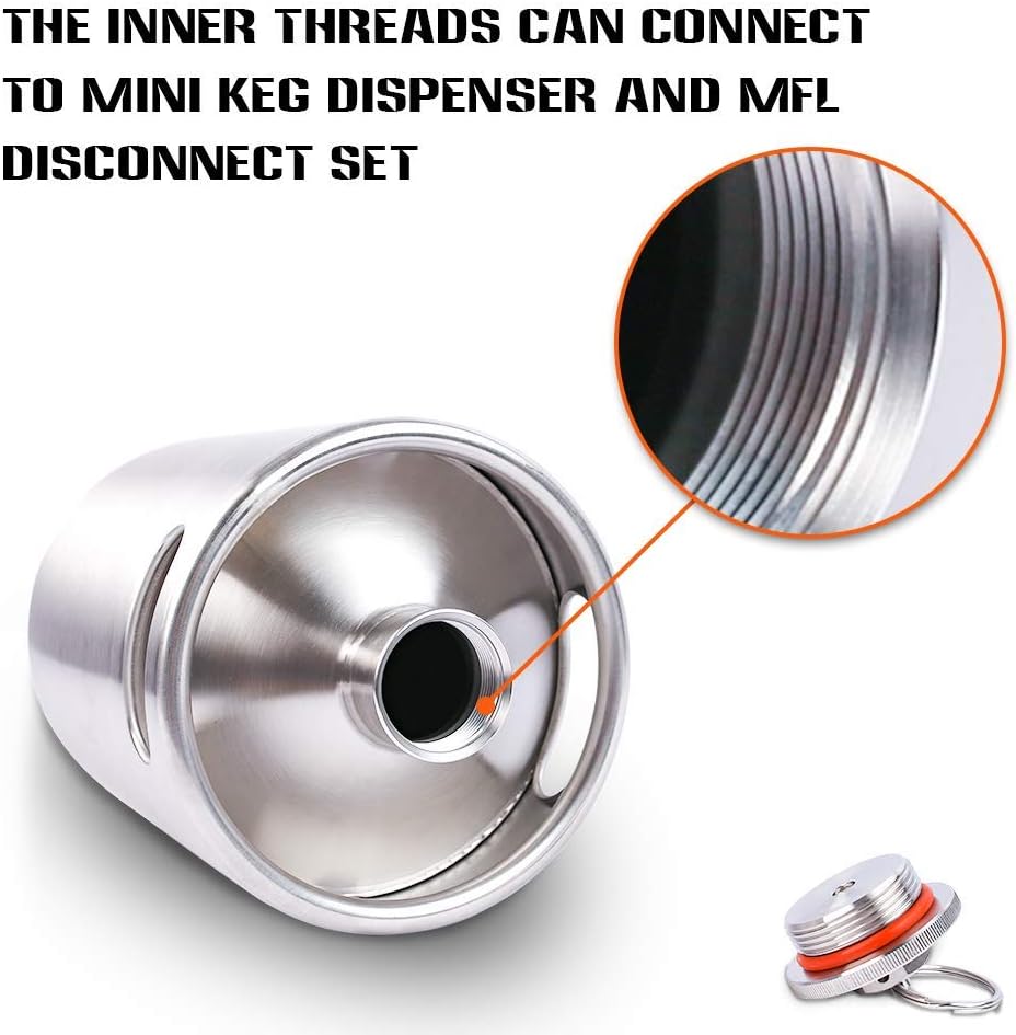64OZ Stainless Steel Mini Keg R816