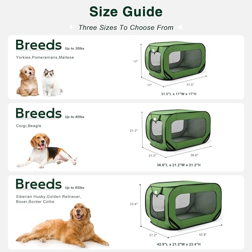 42in Portable Large Dog Bed I852