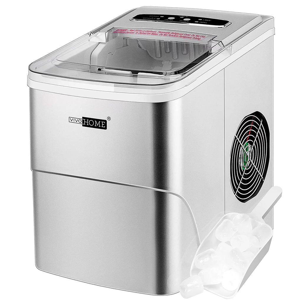 Black Countertop Ice Maker with Ice Scoop K232626