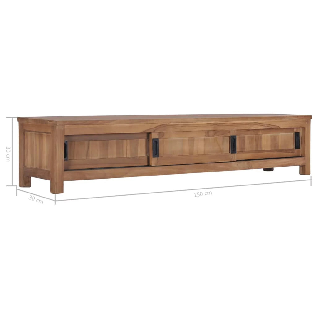 Solid Teak Wood TV Cabinet C619064