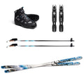 Whitewoods WHITETAIL Metal Edge Backcountry Cross Country NNNBC Ski Package J996