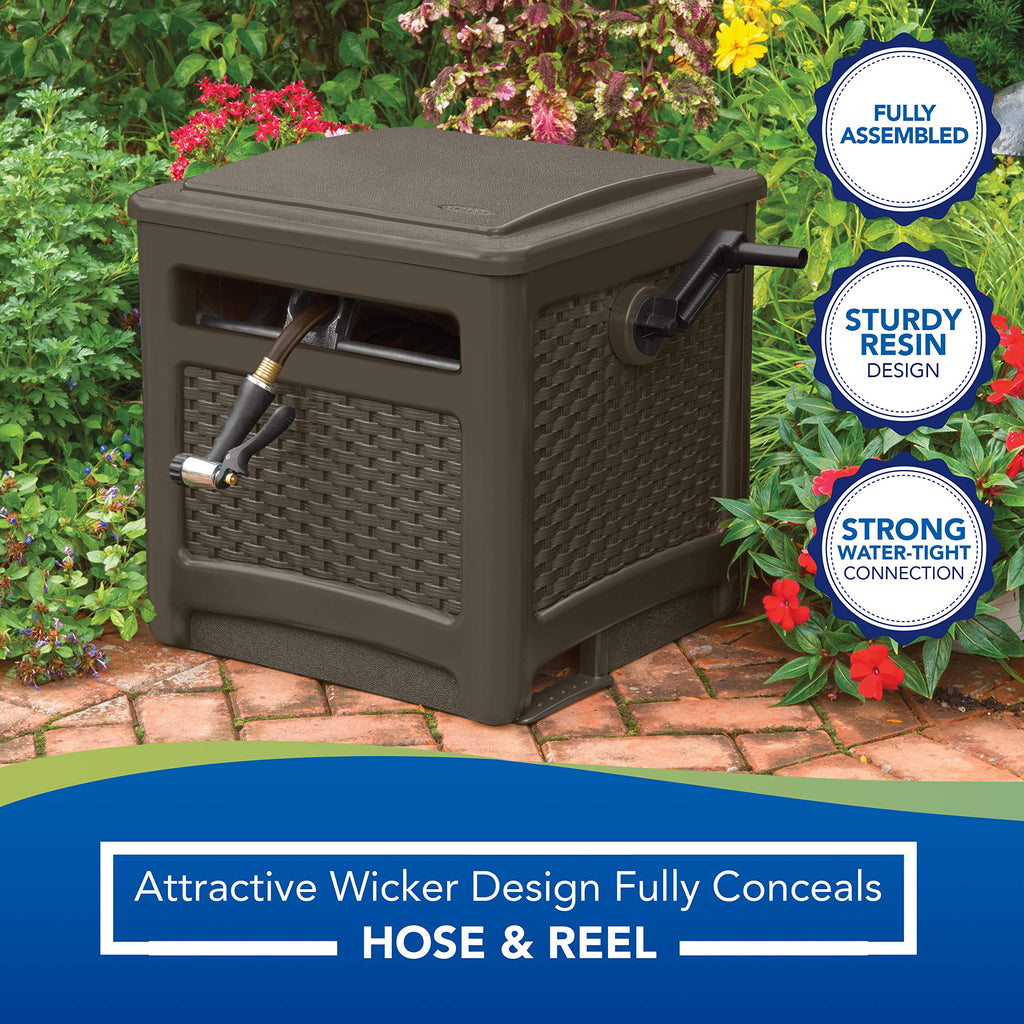 Outdoor Resin Wicker Hose Hideaway O70044