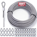 1/8" T316 Stainless Steel Cable Rope 7x7 Wire Rope Z712936