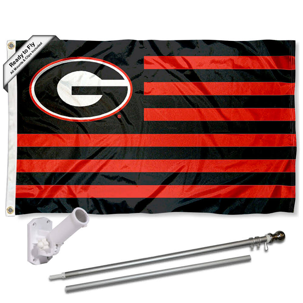 Flag Bracket and Pole Set O922