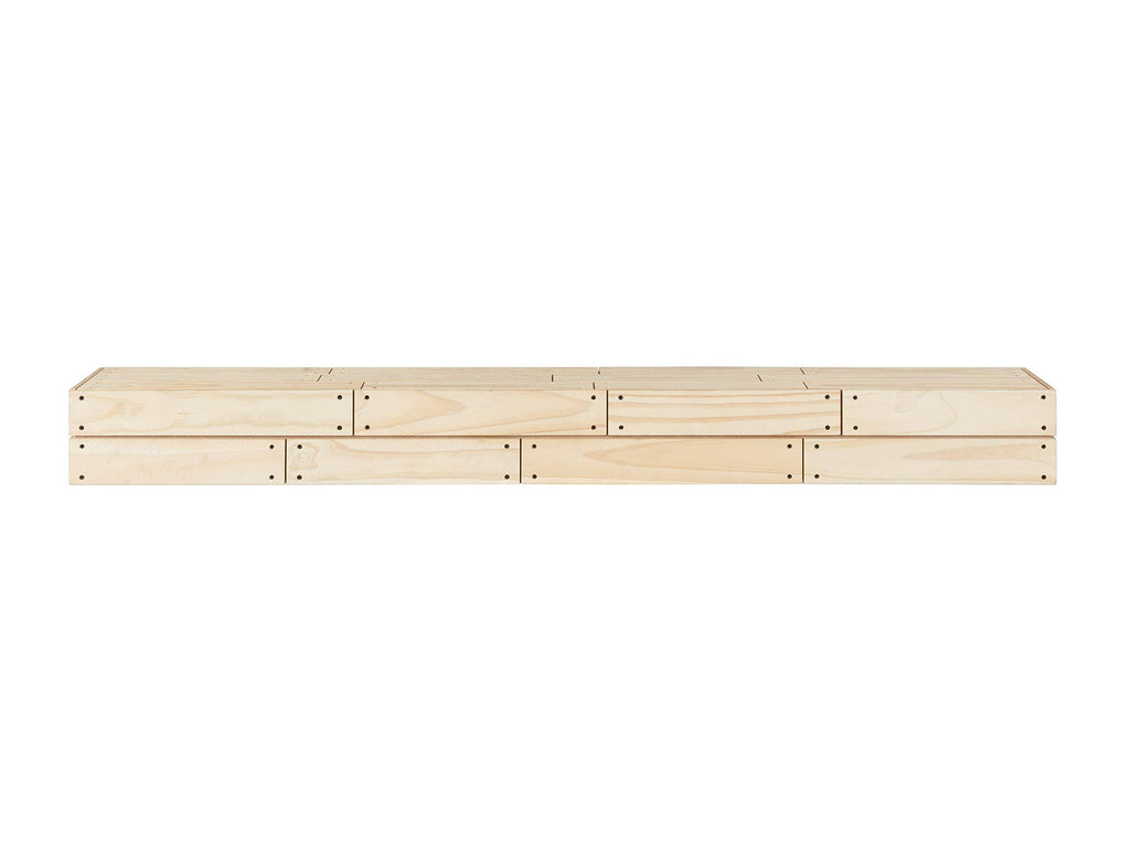 Unfinished 48x22 Shiplap Mantel Shelf X36037