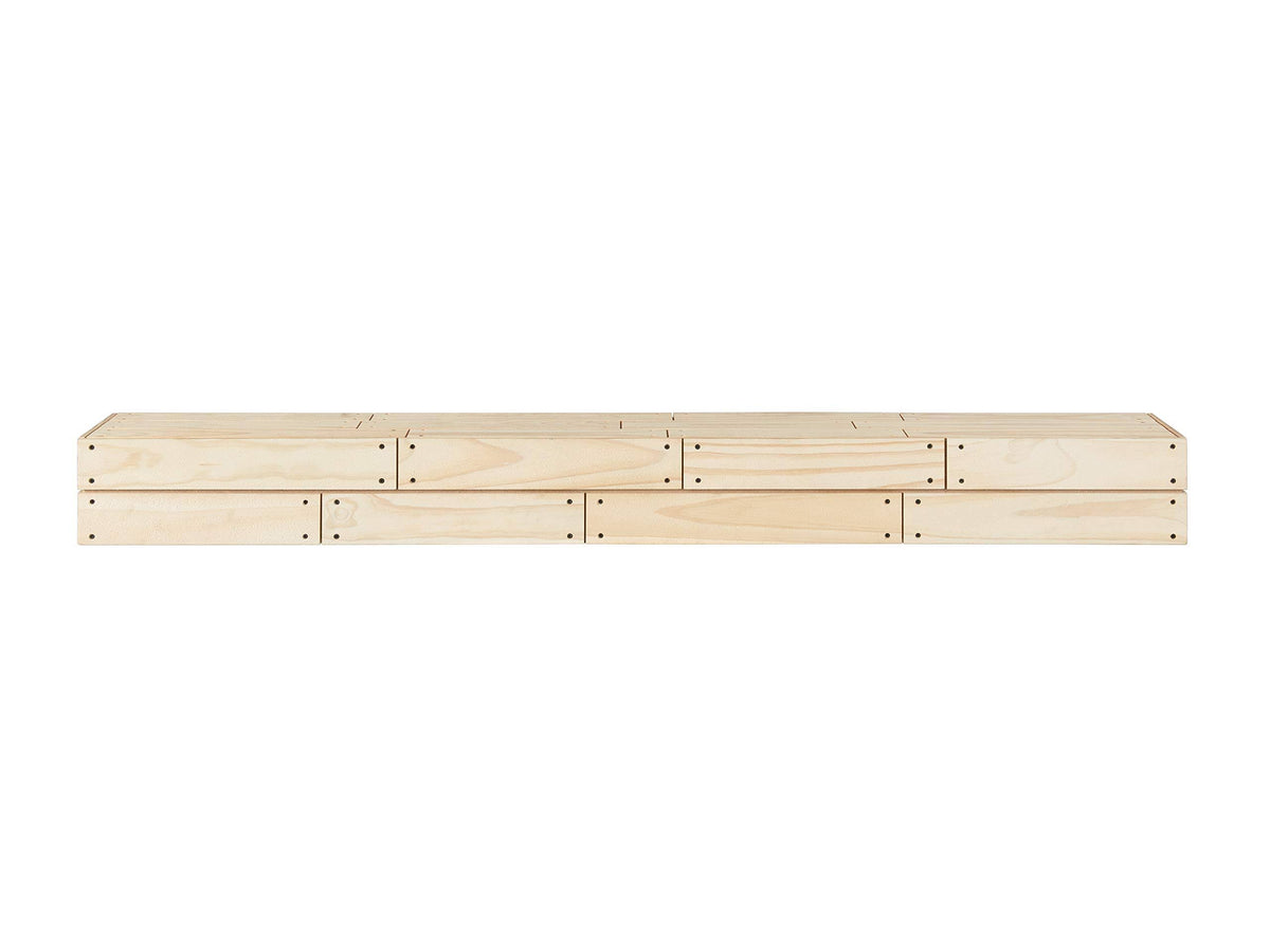 Unfinished 48x22 Shiplap Mantel Shelf X36037