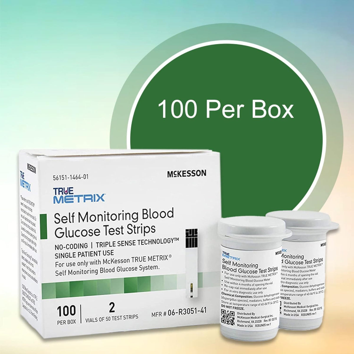 Blood Glucose Test Strip, Box of 100 L594