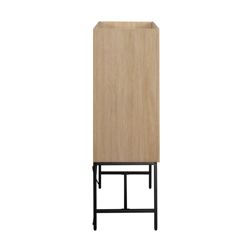 Contemporary 2-Door Accent Cabinet L180