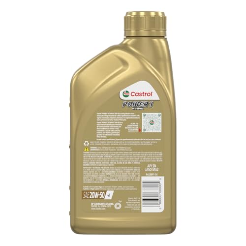 10W-50 Full Synthetic Motorcycle Oil, 1 Quart, Pack of 6 L6495