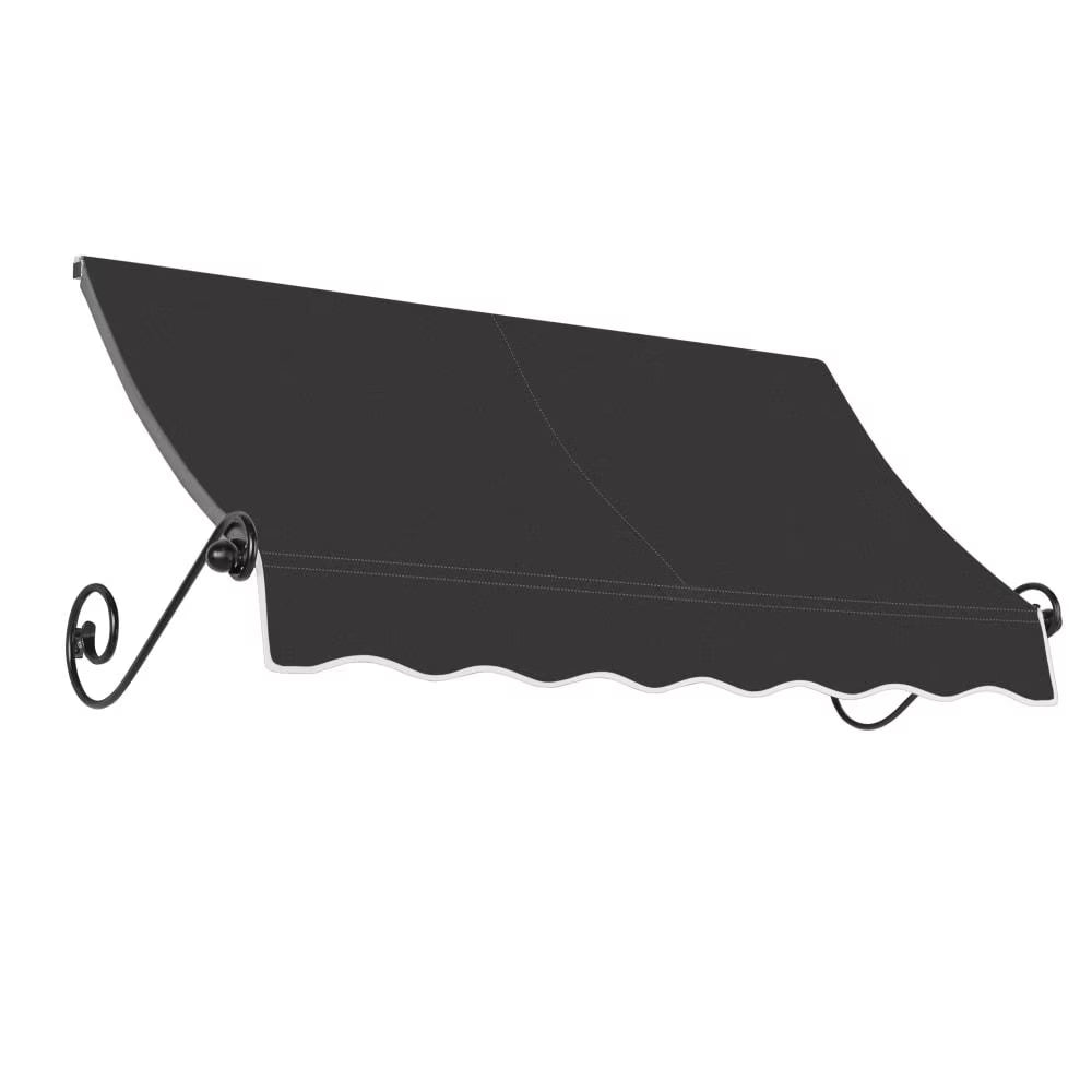 Black Acrylic Fixed Awning V571193