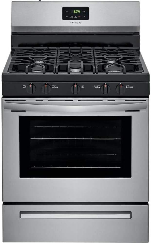 30" Freestanding Gas Range with 5 Sealed Burners in Stainless Steel K19939