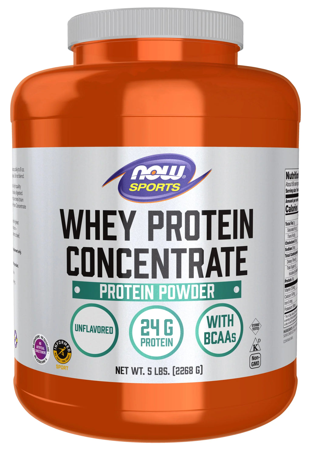 Unflavored Whey Protein Concentrate Powder, 5-Pound D52127