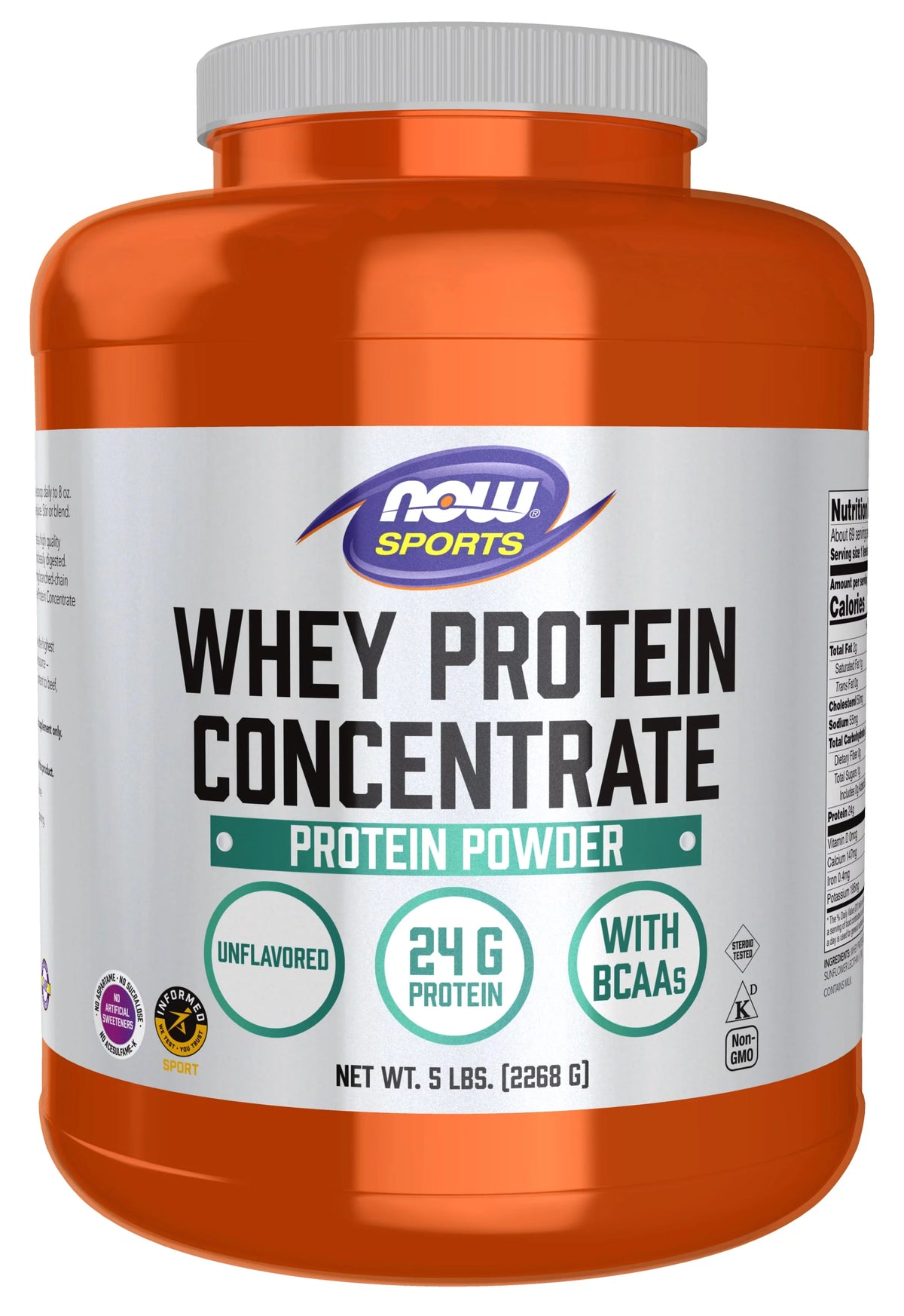 Unflavored Whey Protein Concentrate Powder, 5-Pound D52127