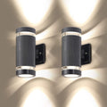 4 Pack LED Outdoor Wall Light Aluminum Waterproof 3000k 5W R177