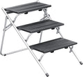 Foldable Portable 3-Step Pet Car Steps Pack of 2 T390