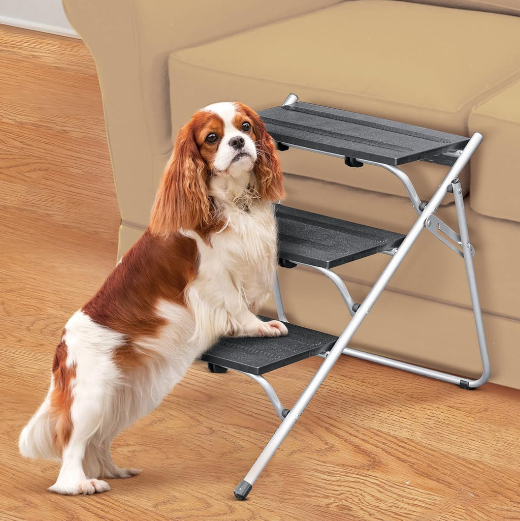 Foldable Portable 3-Step Pet Car Steps Pack of 2 T390