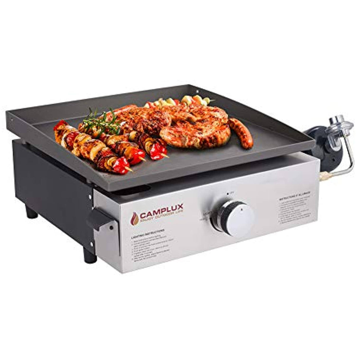 13,000 BTU Portable Outdoor Propane Gas Griddle Grill Q117577