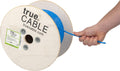 White Cat6 Plenum 500ft Bare Copper Ethernet Cable C26447