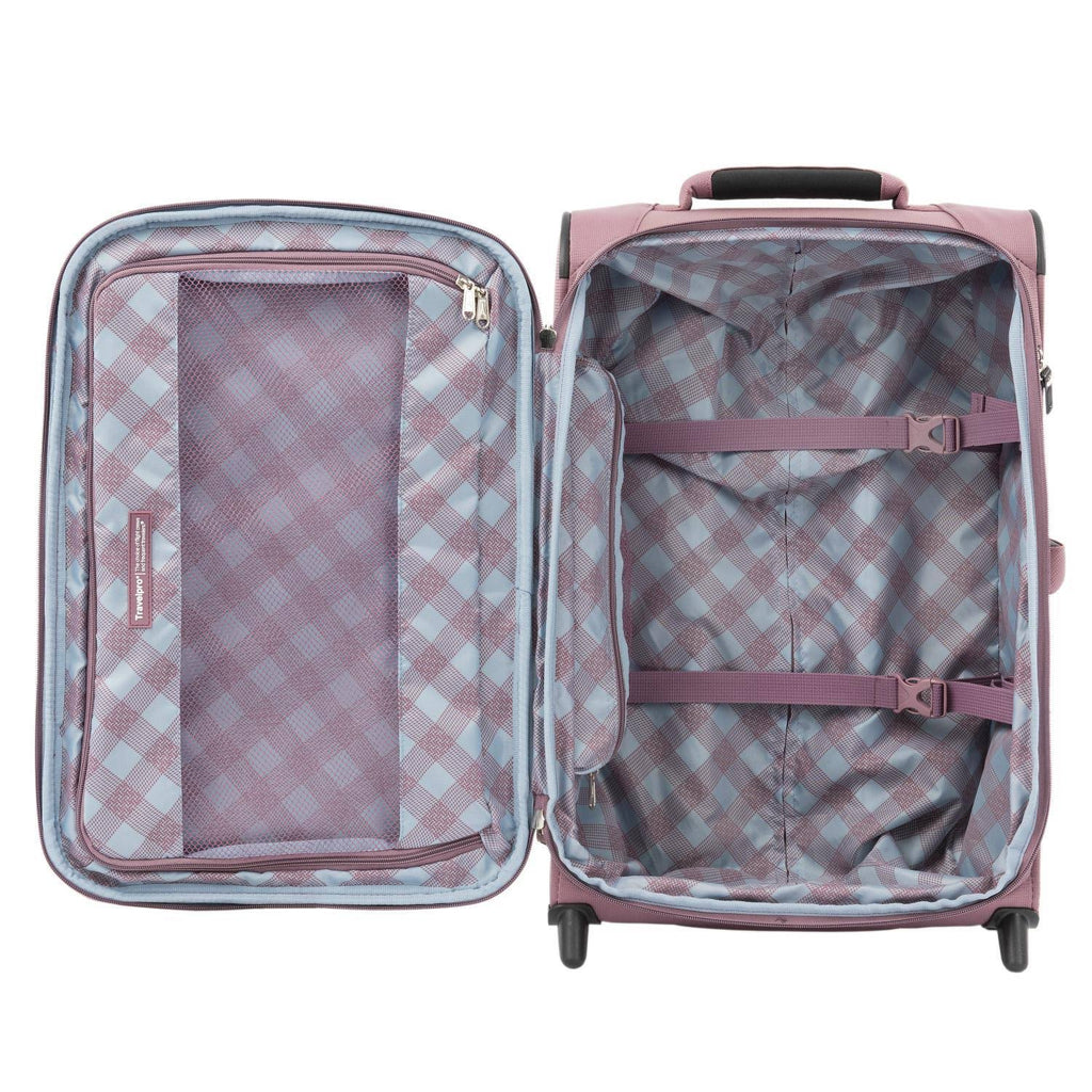 Dusty Rose Expandable Carry-On Rollaboard E900