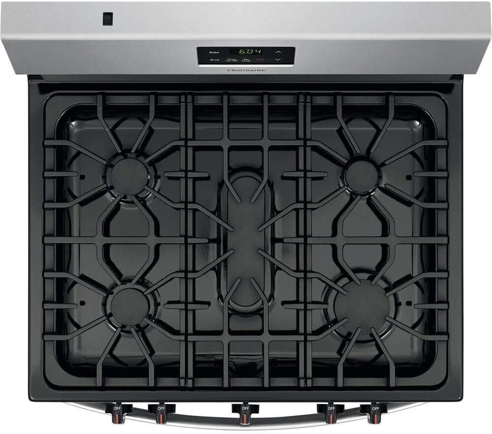 30" Freestanding Gas Range with 5 Sealed Burners in Stainless Steel K19939