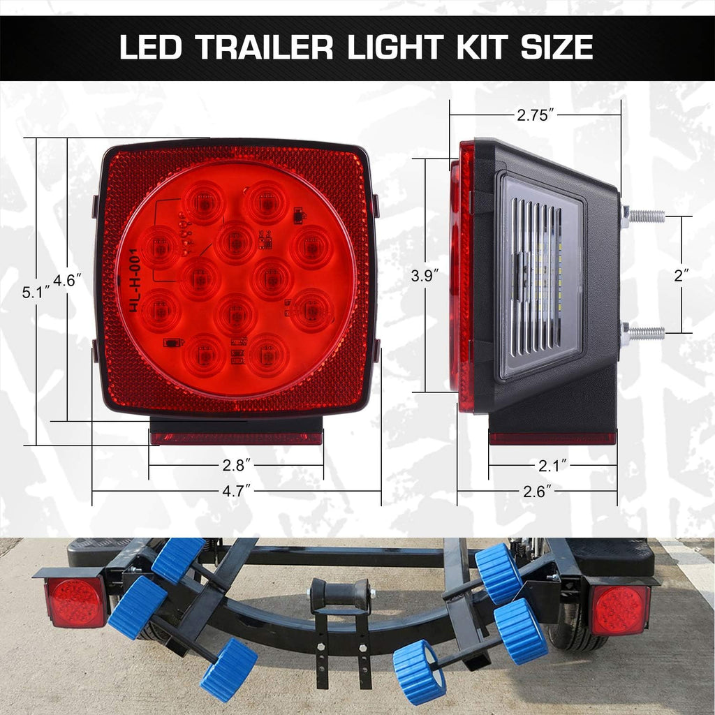 Submersible LED Trailer Light Kit D9408