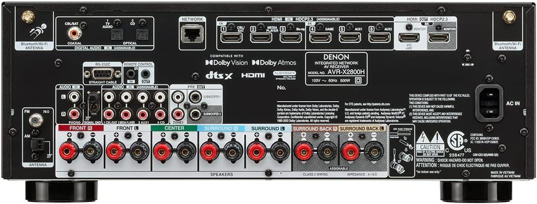 7.2 Ch 8K UHD Home Theater AVR G11447