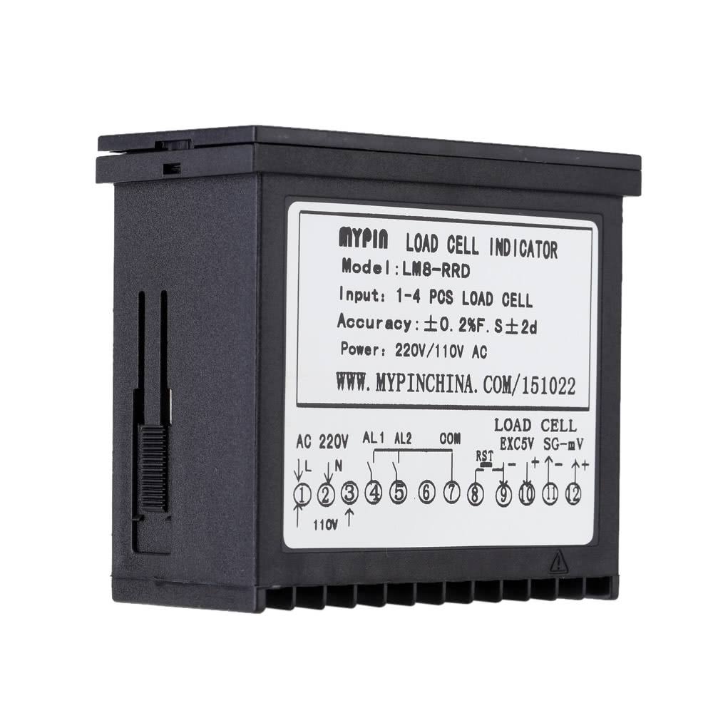 Digital Weighing Controller 1-4 Load Cell Signals Input 2 Relay Output 6 Digits LED Display J152