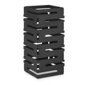 Black Matte Square Multi-Level Riser Y686