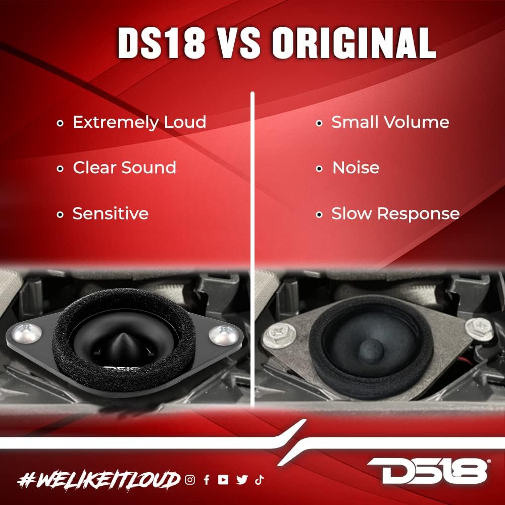 1.9 Bullet Compression Tweeters with Crossovers (Pair) Y3916