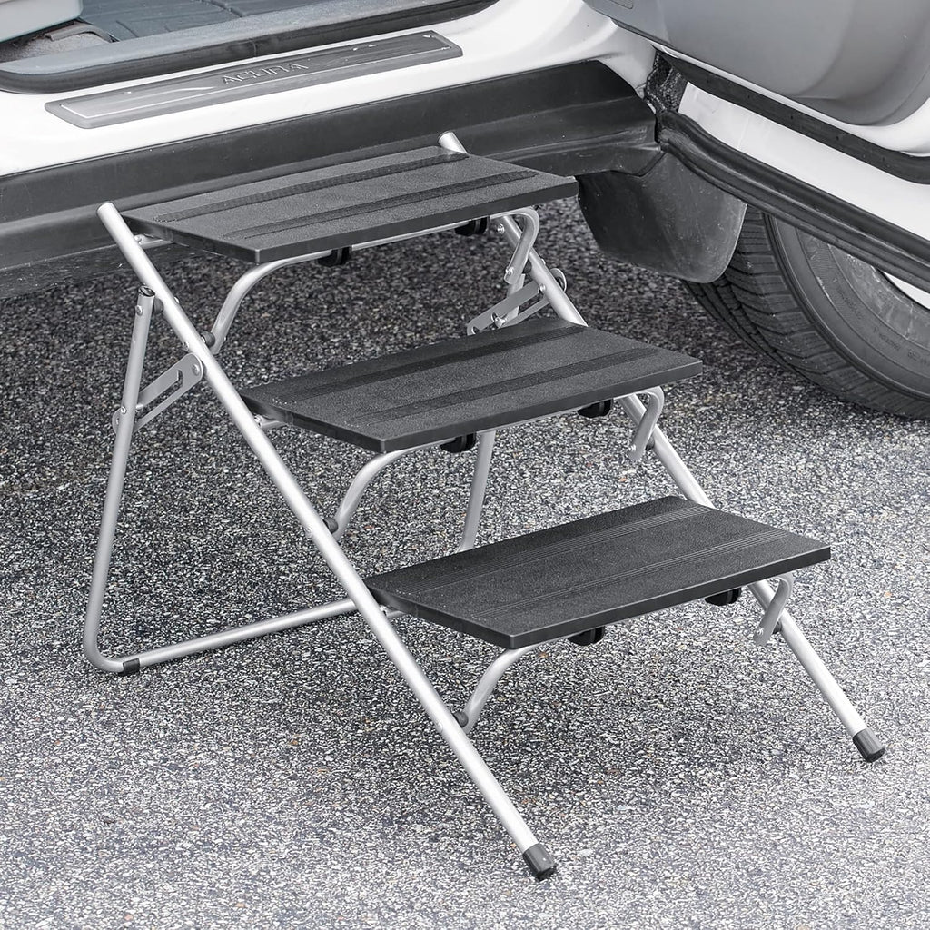Foldable Portable 3-Step Pet Car Steps Pack of 2 T390