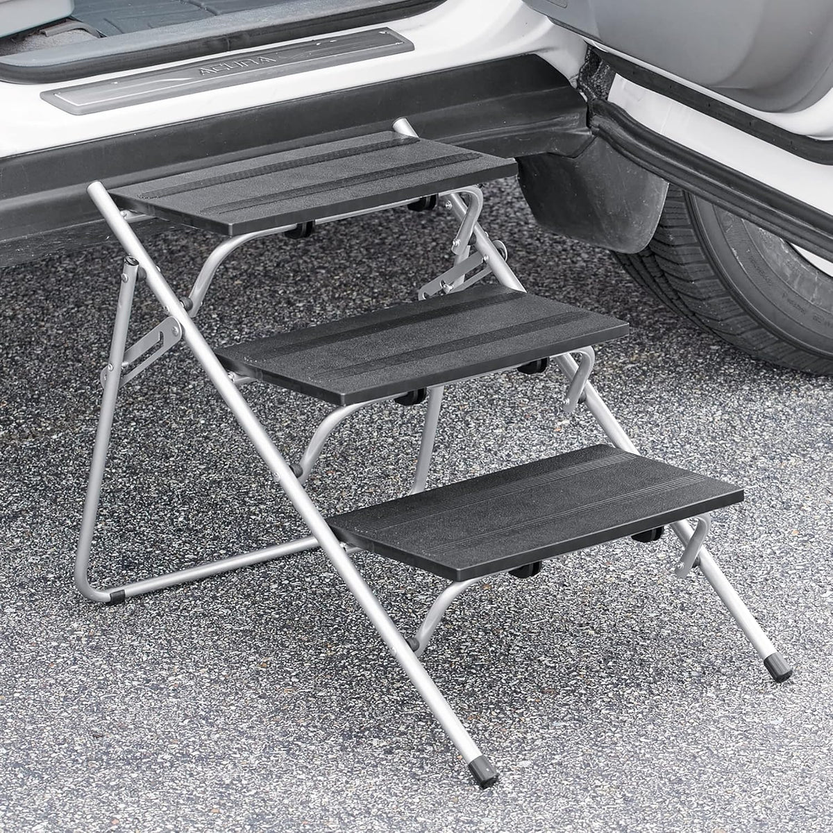 Foldable Portable 3-Step Pet Car Steps Pack of 2 T390