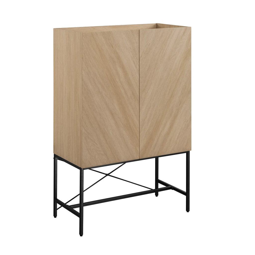 Contemporary 2-Door Accent Cabinet L180