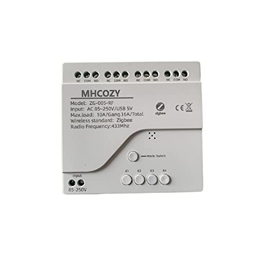 Zigbee Wireless RF Remote Control Relay Switch 85-250V 4CH K918120