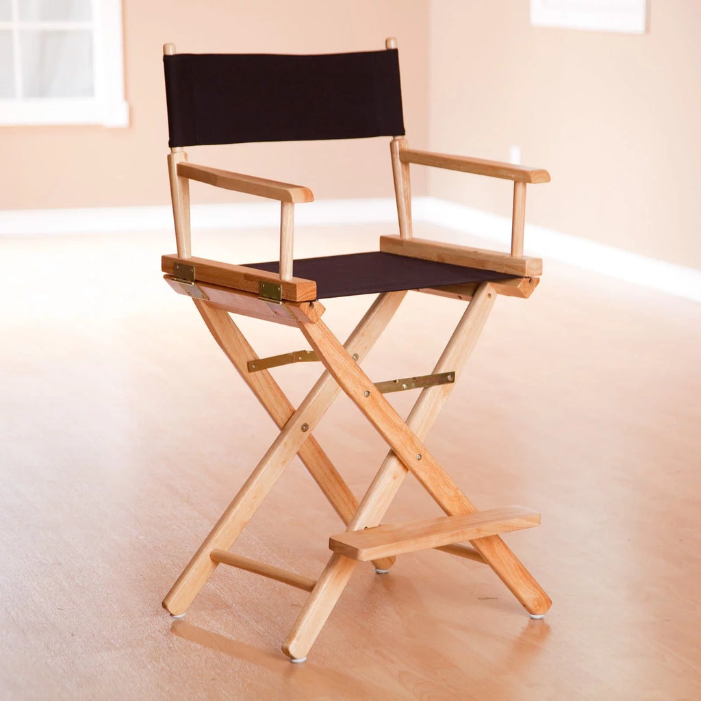 24" Director's Chair Navy Blue Canvas Q77902