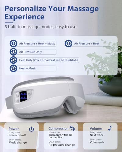 Heated Bluetooth Eye Massager W996540
