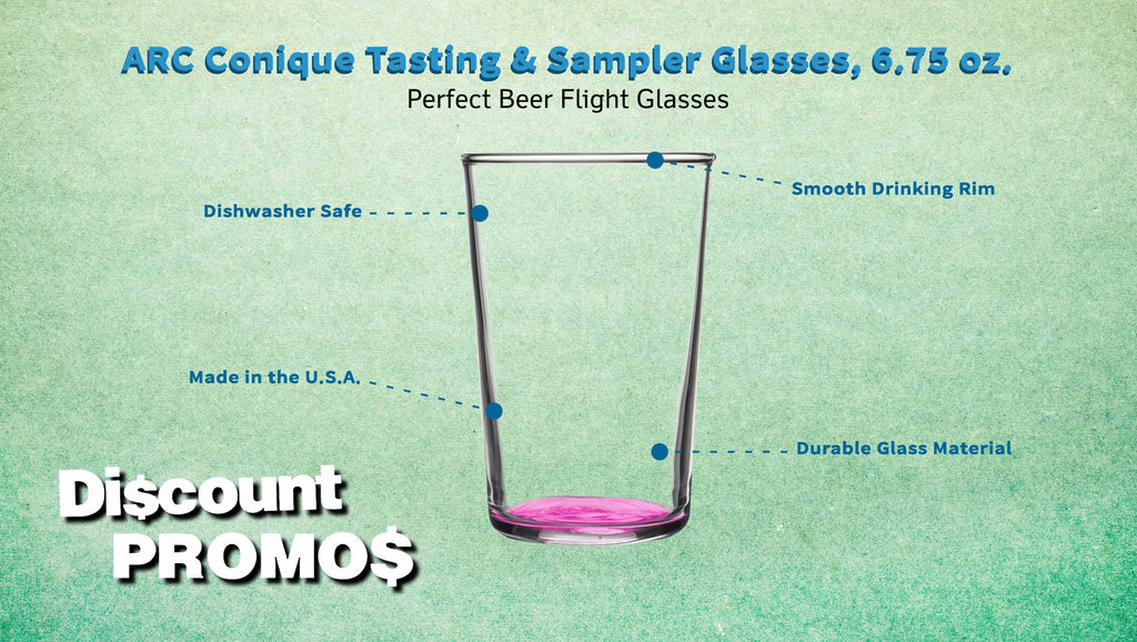 Pink 6.75 oz Tasting Glasses Set X28423