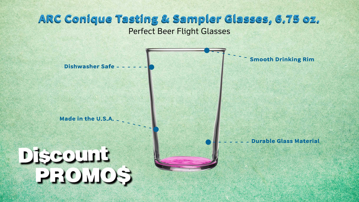 Pink 6.75 oz Tasting Glasses Set X28423
