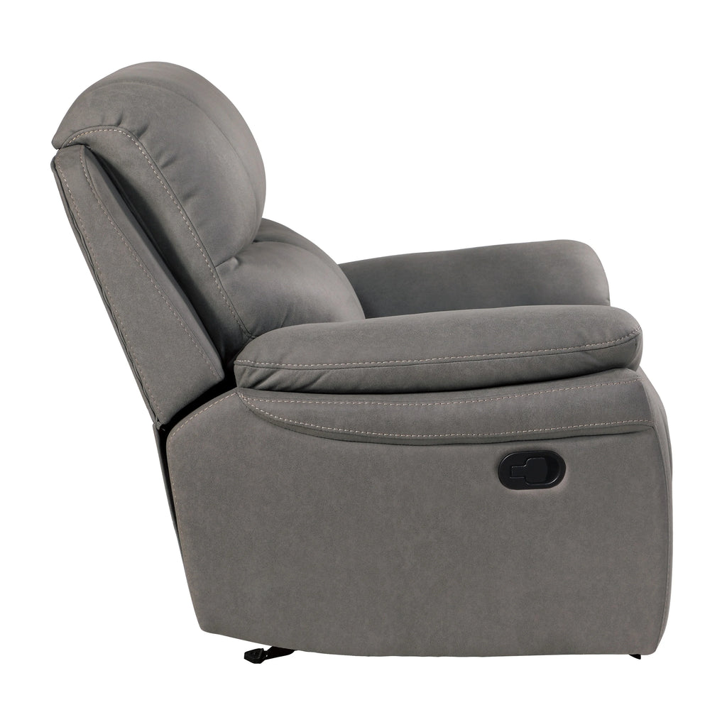 Grey Double Reclining Sofa H187