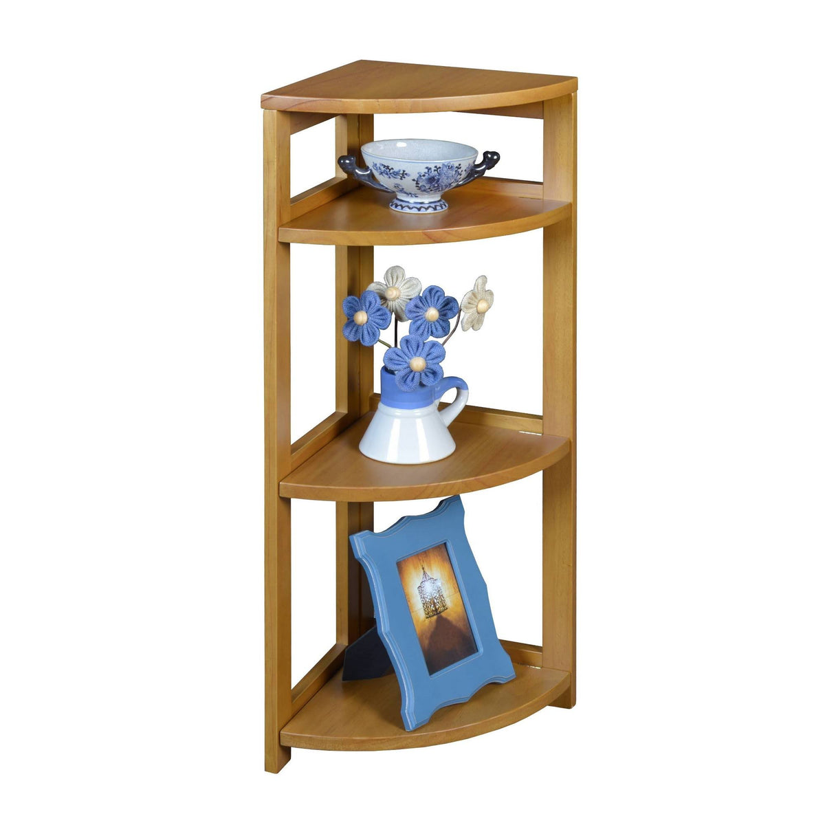 34x22 Medium Oak Folding Bookcase B756