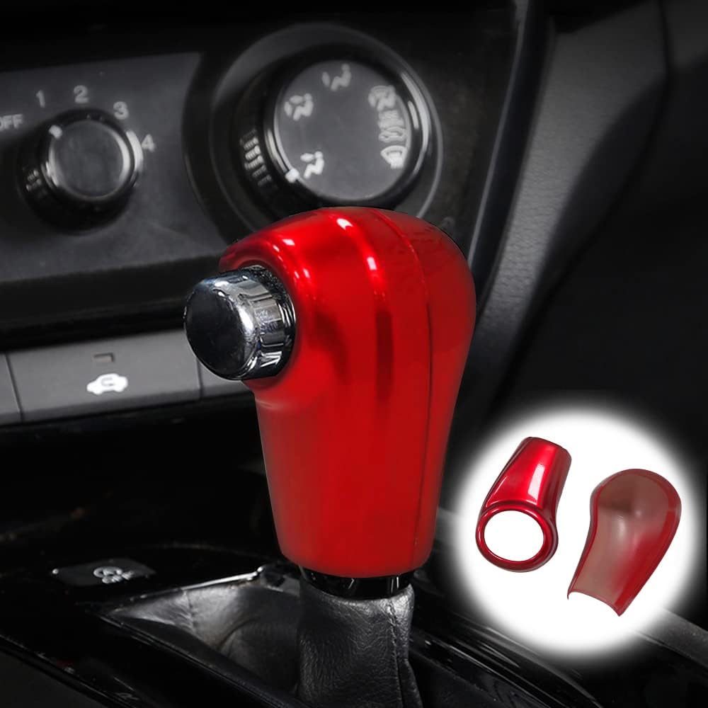 ABS Carbon Fiber Gear Shift Knob Cover Trim Sticker for Honda HRV U585