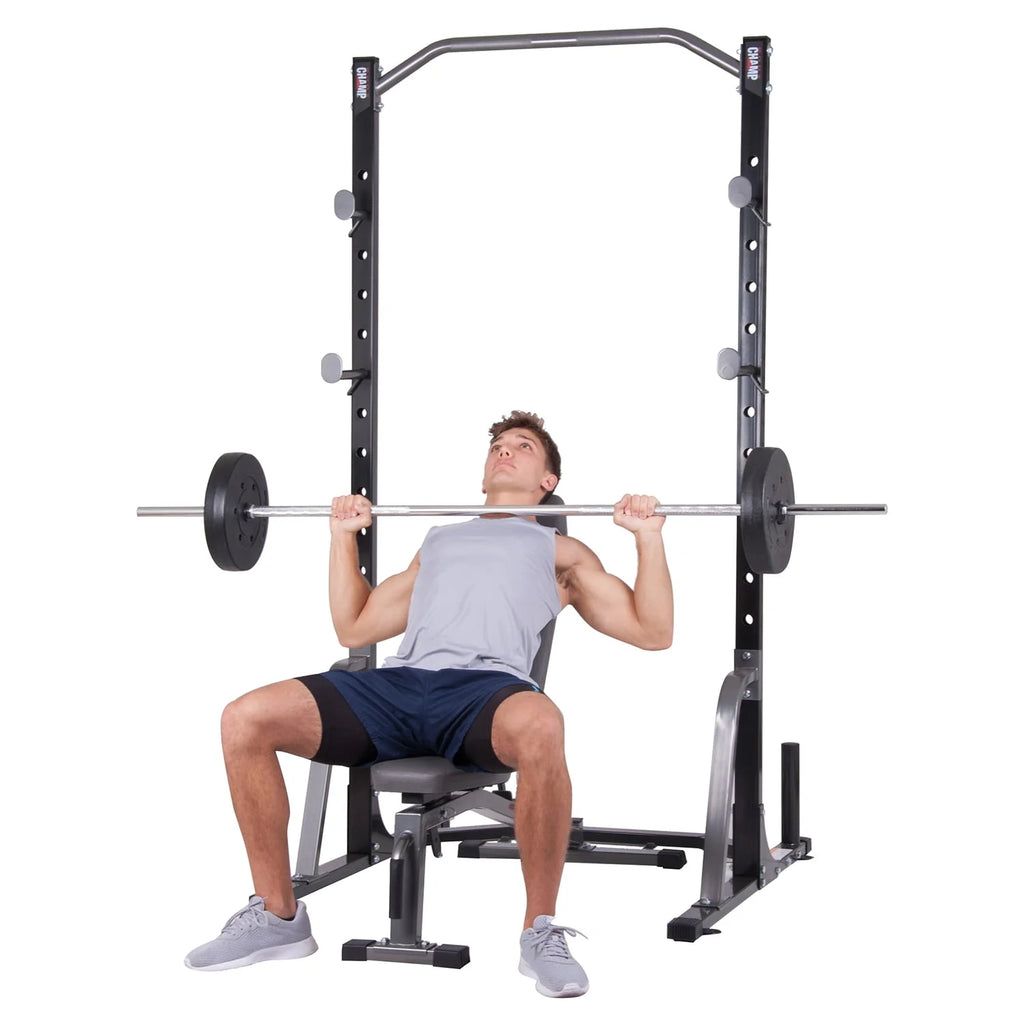2-Pc Bench & Weight Rack R557